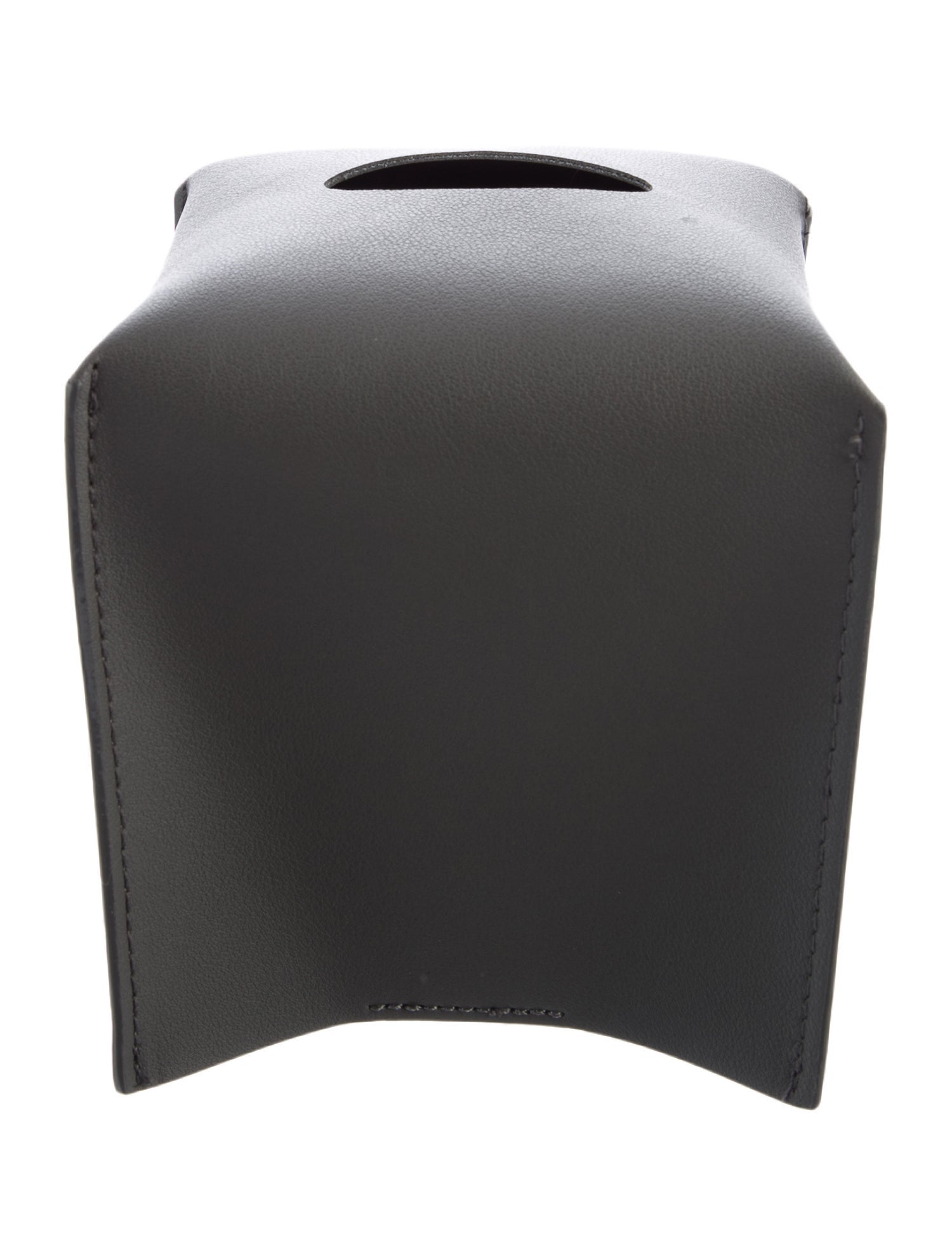 Nicole Sassaman Leather Tissue Box Cover